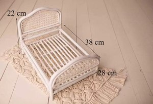 Cesta de ratán para fotografía de recién nacido, sesión de fotos para bebé, niño y niña, de Vietnam - Product Image 3