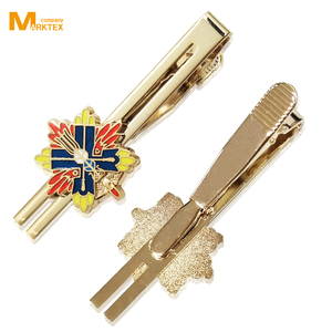 Copper stamped soft enamel tie bar manufacturer - Product Image 3