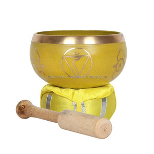 Cuenco tibetano budista de latón - Product Image 3