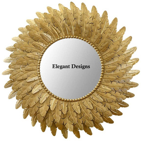 Premium Quality Handmade Flower Shape Designer Wall <b>Mirror</b> Luxury Eco-Friendly Eco Friendly for Home Use - Product Image 5