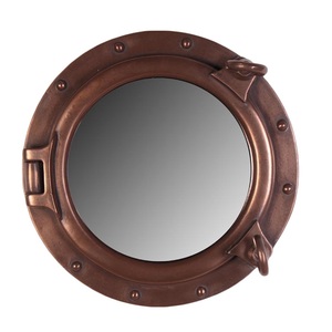 ผู้ผลิตวินเทจเรือคลอง Porthole หน้าต่างเรือรอบผนังกระจกตกแต่ง Porthole ผู้ส่งออก Porthole ทําด้วยมือโค้งมน - Product Image 1