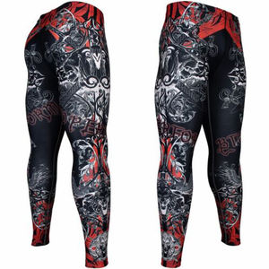 Pantalones de Yoga de sublimación de botín de cintura alta Medias de compresión de calidad garantizada para entrenamiento Fitness Running-Leggings de cintura alta - Product Image 1