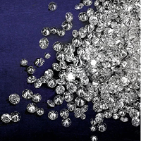 Diamant en gros cultivé en laboratoire 0,10 carat 2,9 mm VVS VS Couleur D Taille brillant Pierre libre Excellent pour la fabrication de bijoux DIY à bas prix