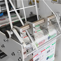 Máquina cortadora de pegatinas, trazador de etiquetas de alta velocidad con tarjeta de haz rotativo, rodillo de alimentación automático, cortador de troquel digital plano