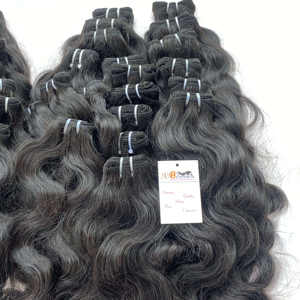 การรวมกลุ่มผมคลื่นน้ำอินเดียเกรด10a,การรวมกลุ่มผมบริสุทธิ์ที่ยังไม่ได้100% ดิบผมมนุษย์,การรวมกลุ่มเปียกและหยักสีธรรมชาติ - Product Image 5