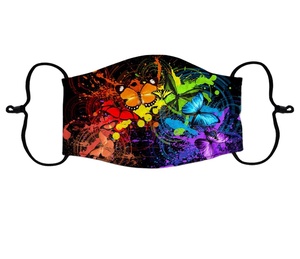 Tissu personnalisé de styliste de mode vêtements réutilisables en forme de tasse avec filtre masque facial pour enfants - Product Image 4