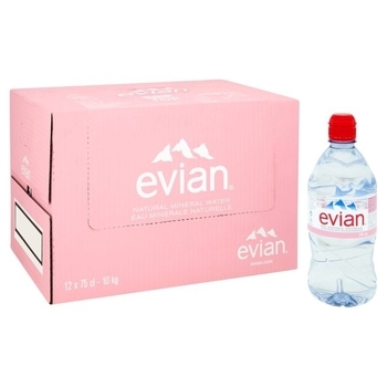 Evian-натуральная минеральная вода 750 мл