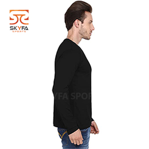 Camiseta unisex de punto de algodón/poliéster estilo liso con impresión personalizada ropa fabricada - Product Image 2