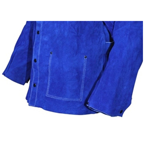 Chaqueta de soldadura resistente al calor, capa de cuero Partido de vaca de alta calidad, delantal de soldador - Product Image 6