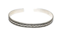 Hermosas Pulseras Vintage para Niños, Plata de Ley 925 Oxidada, Joyería para Mayoristas