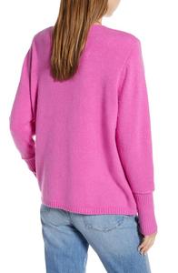 Bangladesh Made Casual Women's V-Neck Pullover Sweater New Autumn and Winter Long-Sleeved Shirt Plus Size - Product Image 3