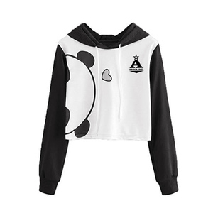 เสื้อมีฮู้ดผ้าฟลีซทำจาก100% สำหรับผู้หญิงพร้อมบริการโลโก้ OEM - Product Image 5