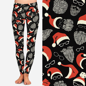High Waist <b>Christmas</b> Print <b>Leggings</b> <b>Women</b> Full Length Stretch Knitted Yoga Pants Winter Casual Style - Product Image 6