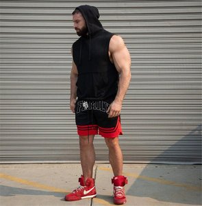 Dk012 Short de sport personnalisé avec logo pour homme, 100 % coton, séchage rapide, respirant, avec cordon de serrage, décontracté, vente en gros - Product Image 4