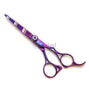 Tijeras de afeitar de peluquero profesional Tijeras de corte de pelo de acero japonés de la mejor calidad Tijeras personalizadas - Product Image 2