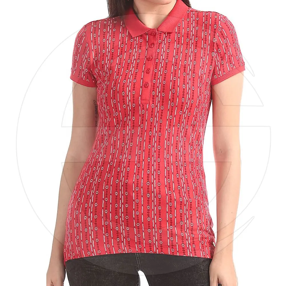 Wholesale Polo Shirts Advanced Custom Design Color Combination women Sublimated Polo Shirt