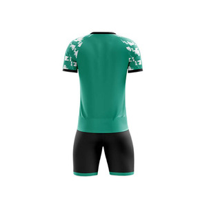 ล่าสุดกีฬาสวม100% โพลีเอสเตอร์ฟุตบอลเครื่องแบบราคาขายส่งฟุตบอลเครื่องแบบ - Product Image 5