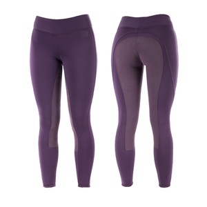 Joxar Collants d'hiver à siège complet actifs de haute qualité violet équitation équestre Jodhpurs et culottes - Product Image 5