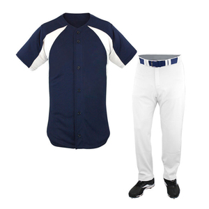 Hot Sale Sublimation Baseball Uniform Jerseys Sets 100% Polyester Adult Men's Quick Dry Breathable Custom Team Name - Product Image 2