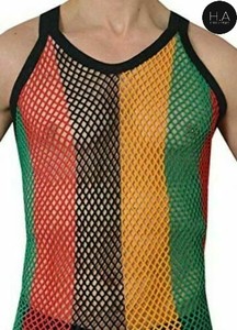 Débardeur de sport pour homme en maille respirante de haute qualité, 100% coton, nouveau design, ventilation estivale, isolation hivernale - Product Image 2