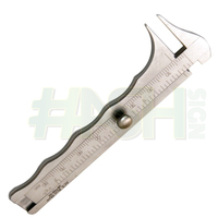 Pied à coulisse Jameson 0-80mm avec vis de blocage/pied à coulisse de précision 8cm / Mini Vernier-Pieds à coulisse 9.5cm
