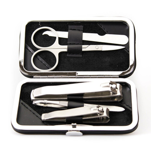 Kit de soin des ongles de luxe en acier inoxydable 5 pièces, best-seller, manucure, pédicure, boîte de toilettage professionnelle pour hommes et femmes - Product Image 2