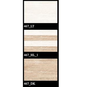 Carreaux de mur en céramique de marbre blanc émaillé poli jet d'encre 300x450mm - Product Image 2