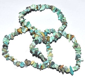 Buy Online Synthetic Turquise Chips <b>Bracelets</b> : Synthetic Turquise Chips <b>Bracelets</b> for Sale - Product Image 1