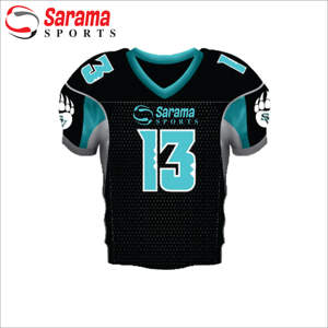 Uniforme de fútbol americano 2022 nueva llegada por encargo sublimación uniforme de fútbol americano, - Product Image 2