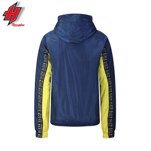 OEM Wholesale Men's Windproof Hooded <b>Jacket</b> Custom Summer Thin Outdoor <b>Running</b> <b>Jacket</b> for Work <b>Winter</b> Use-Raw Processing - Product Image 4