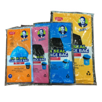 Bolsa de Basura Personalizada con Certificación ISO9001, Impresa en Huecograbado, con Fuelle Lateral, Sellado Estrella en la Base, Colores Personalizados, Ecológica