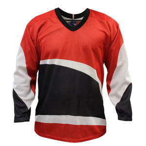 Maillot de hockey sur glace en sergé personnalisé fabriqué à partir de polyester durable - Product Image 6