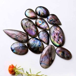 Cabujón de raw_channel colgante labradorite_stone polisseuse cabujón spectrolite labradorita mate negro Onyx colgantes azul - Product Image 1