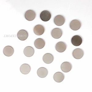 Pierre de lune grise polonaise naturelle de 12mm lisse Double pièce ronde plate calibrée pierre précieuse en vrac pierre précieuse en vrac pour la fabrication de bijoux - Product Image 3