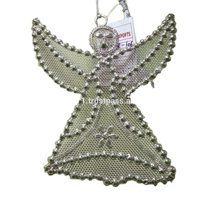 เครื่องประดับคริสต์มาสรูปทรงนางฟ้า ดีไซน์โบราณ ทำจากโลหะ ขนาดสั่งทำได้ - Product Image 1