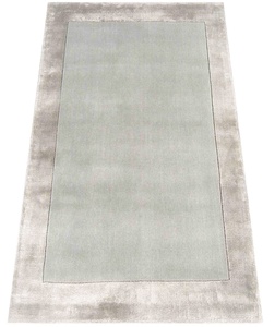 Alfombras de diseño I Trendy para sala de estar, tapete de lana de bambú de lana, para decoración moderna de dormitorio, para adultos, QNS abstracto - Product Image 4