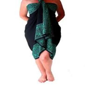 Women's Beachwear Viscose Cotton Polyester Pareo From Asia & Pacific Islands