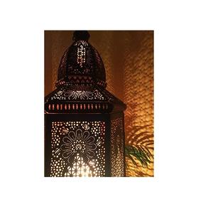 Nouvelle lanterne en métal gravé marocaine de meilleure qualité faite à la main pour la décoration intérieure et extérieure de la maison pour Noël - Product Image 4
