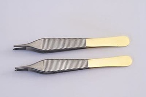 Pinzas de tejido TC Adson, instrumento quirúrgico Dental, 4,75 ", 12cm - Product Image 5