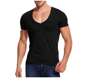 Camisetas lisas de talla grande para hombre al por mayor - Product Image 3