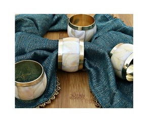 Hot Selling <b>Mother</b> of Pearl Napkin <b>Ring</b> Holder and Natural Handmade Polished with Best Design Napkin <b>Ring</b> Holder for Sale - Product Image 1