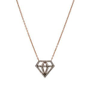 Pendentif en pierre de Zircon en forme de diamant, fait à la main, vente en gros, bijoux en argent Sterling 925 - Product Image 3