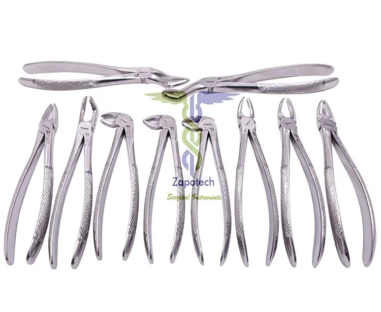 High Quality Dental Tooth Extraction Forceps 10 pcs set