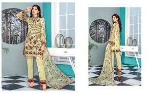 Trajes Shalwar kameez de marca de ropa de fiesta más vendidos para mujeres en material de gasa de muy alta calidad con bordado muy fino - Product Image 3