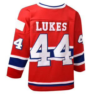 Maillot de hockey sur glace 100% polyester, technique de sublimation pour adultes et nom d'équipe OEM, design personnalisé, nouveauté - Product Image 6