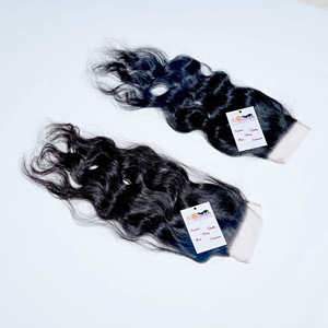 Cheveux vierges alignés sur les cuticules 4x4 5x5 Swiss Transparent Lace Closures et 13x4 Frontaux avec Faisceaux acheter Échantillon au prix d'usine - Product Image 5