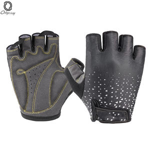 <b>Mens</b> Cycling <b>Gloves</b> Half Finger <b>Fingerless</b> Grip Padded Cycle <b>Glove</b> Racing Sport - Product Image 3