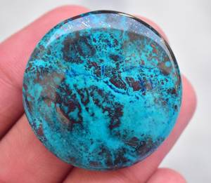100% Natural Mix Shape Azurite Loose Cabochon Wholesale Price Of Azurite Lot Natural A1 Quality Crisocola - Product Image 2