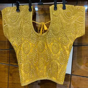 A granel expositor de novo design de fantasia festival desgaste bordados trabalho com diamante pesado blusa de trabalho para mulheres 2023