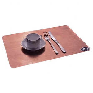 RNPT brushed <strong>set</strong> <strong>of</strong> 12 colors PVC Restaurant Table Mats <strong>Placemat</strong> TD114 vinyl <strong>placemats</strong> wholesale - Product Image 2